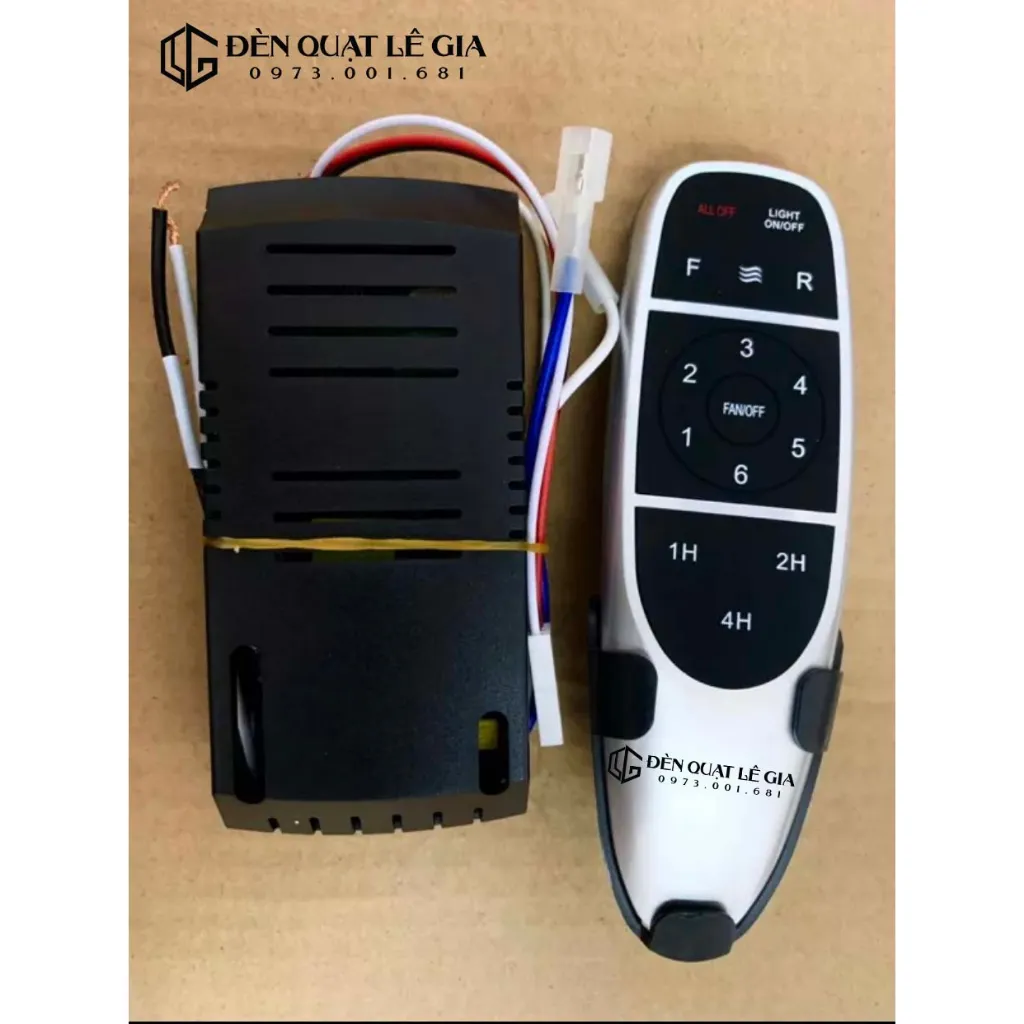Ảnh Bộ Nguồn và Điều Khiển Quạt Trần 5 - 6 số DC | Điều Khiển Quạt Trần inverter biến tần 3 pha động cơ DC 35w,42w,55w 3