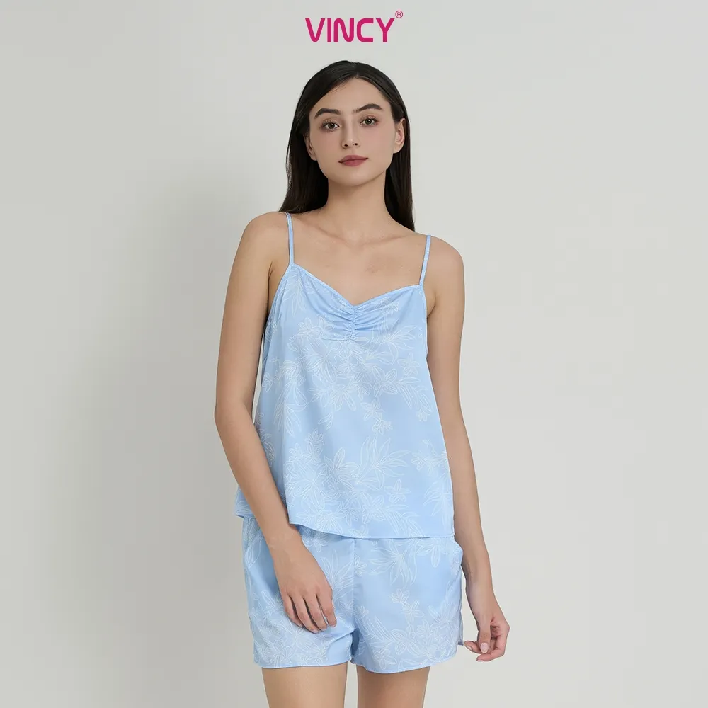Ảnh Bộ Đồ Shorts Vải Satin Vincy BSS077W91 2