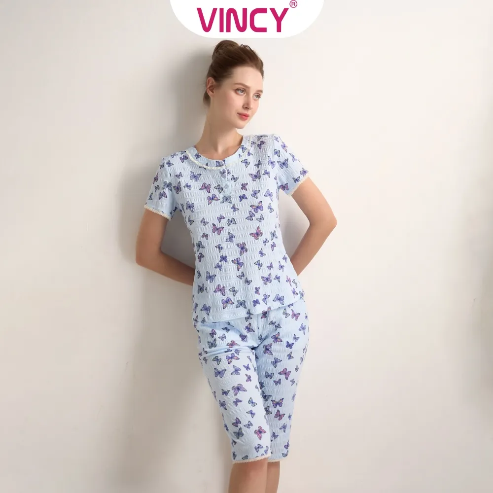Ảnh Bộ Đồ Thun Lửng Nữ Vincy BTL026S11 2