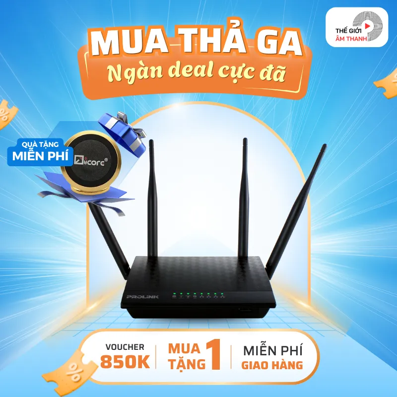 Ảnh Bộ Phát Wifi Prolink PRC3801 - CHÍNH HÃNG STORE 1