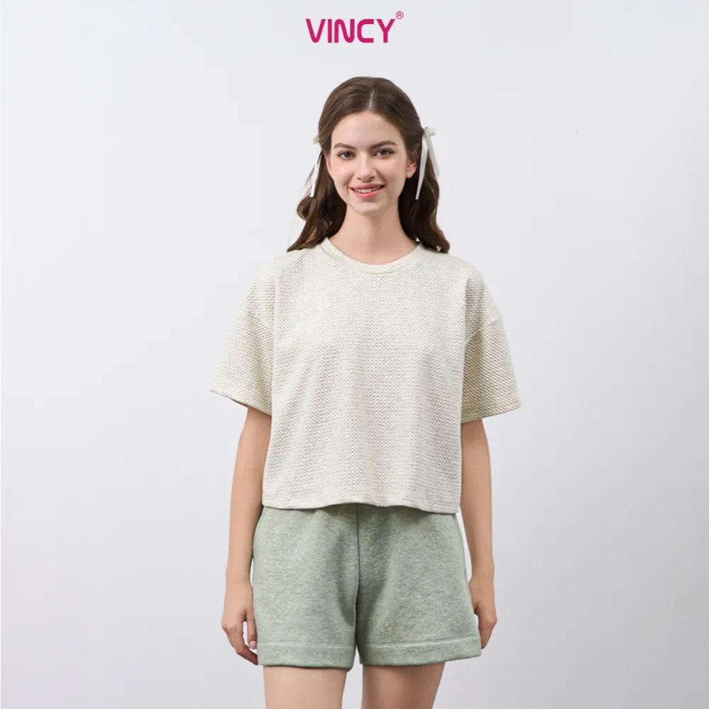 Ảnh Bộ phối quần short nỉ và áo thun cotton cho mùa Giáng Sinh BST030W41 2