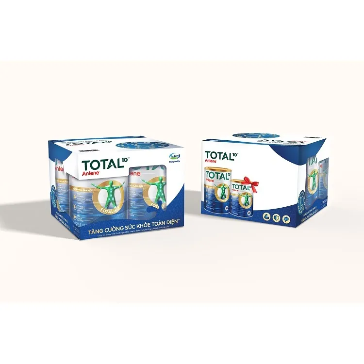 Ảnh Bộ quà tặng combo 2 sữa bột bổ sung dinh dưỡng Anlene TOTAL 10 800g/lon 2