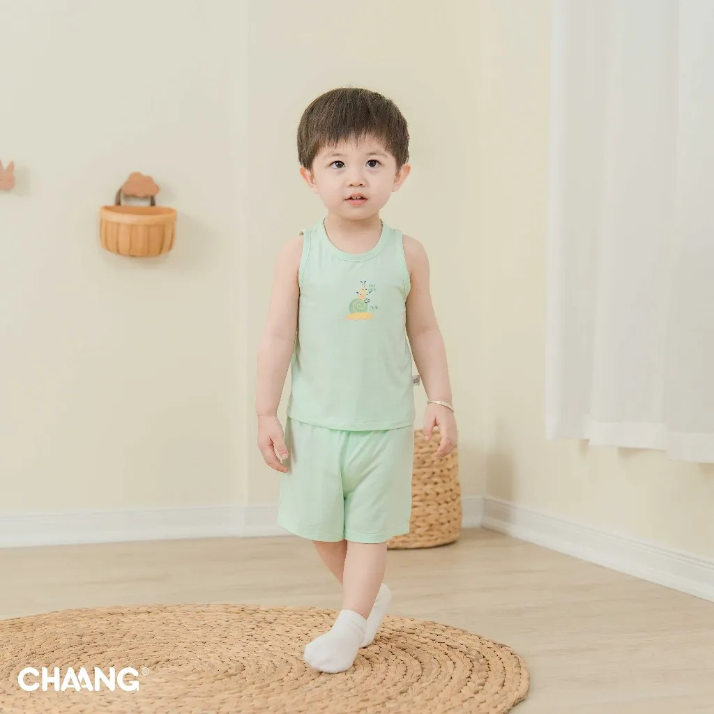 Ảnh Bộ quần áo ba lỗ Bloom cho bé trai 2