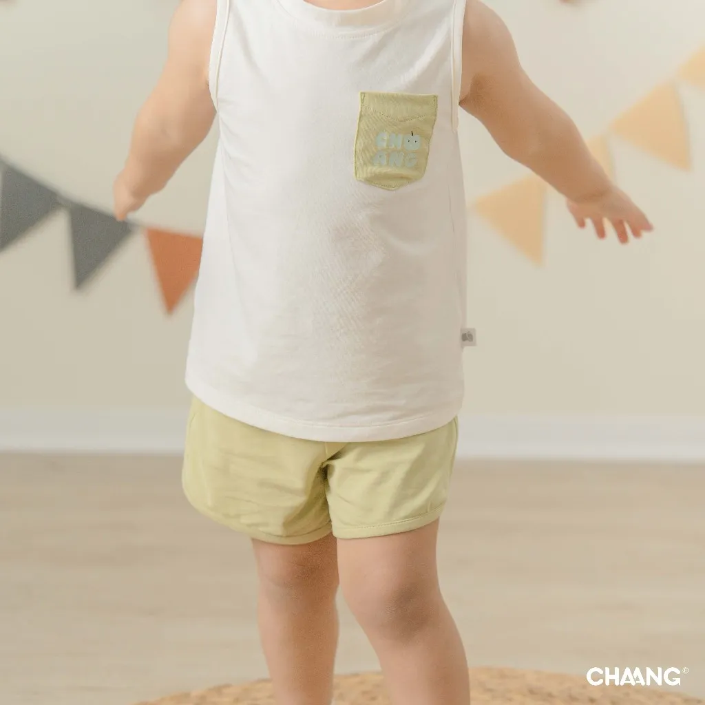 Ảnh Bộ quần áo ba lỗ túi ngực Bloom cho bé trai 1