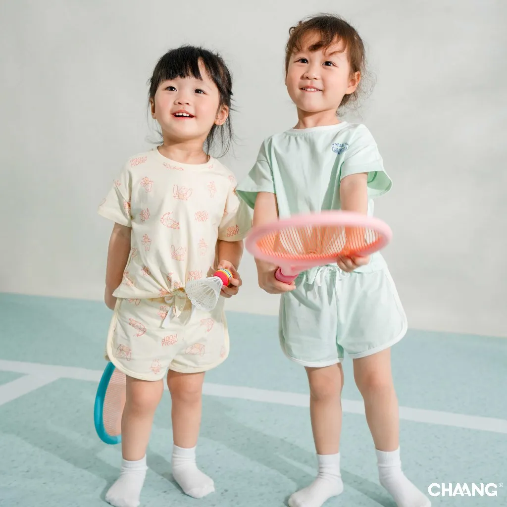 Ảnh Bộ quần áo cộc nơ bụng dáng ngắn Olympia cho bé gái 4