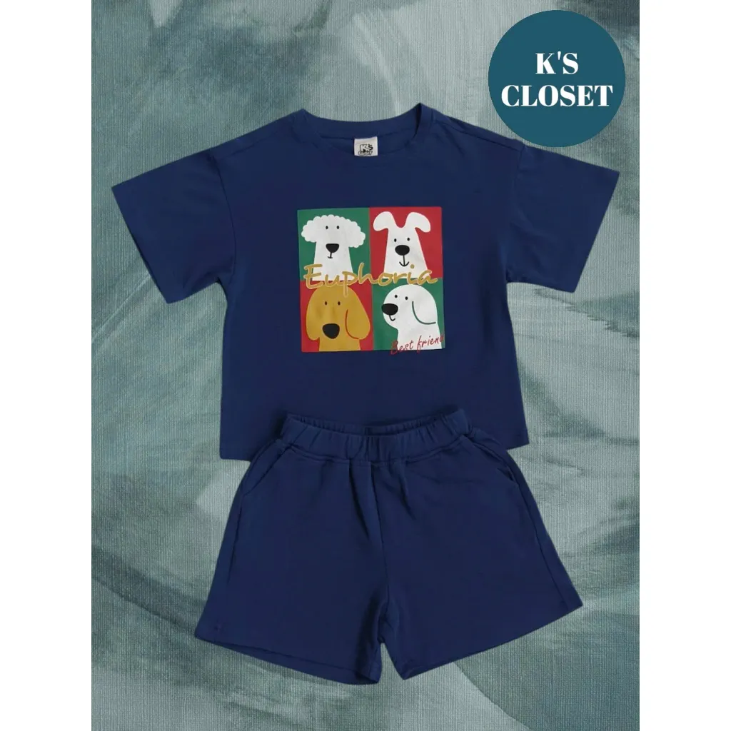 Ảnh Bộ Quần Áo Cộc Tay Cho Bé Trai  K'S CLOSET Chất Liệ Cotton Thoáng Mát (2-14 tuổi) E041THS/KT265THS/KT253THS, E020FIS 2