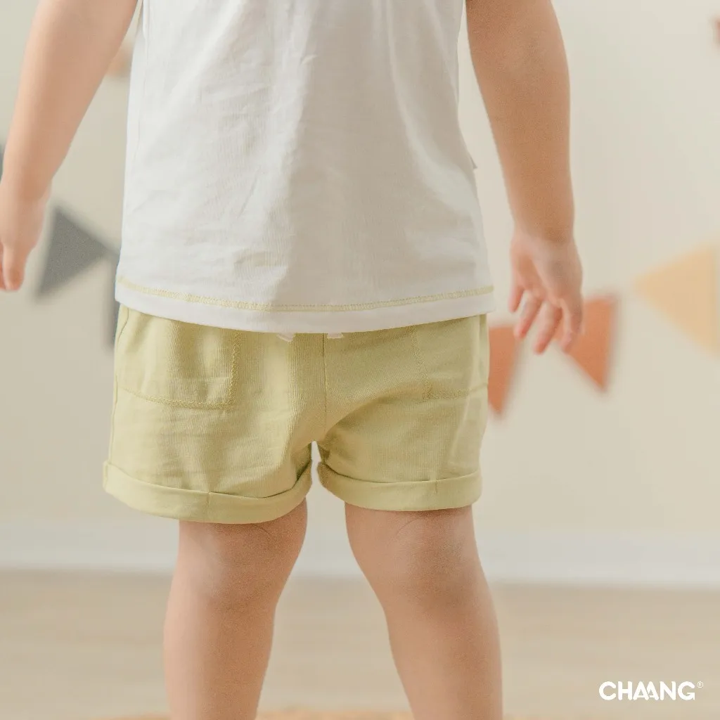 Ảnh Bộ quần áo cộc tay cổ tròn cúc vai Bloom cho bé trai 1