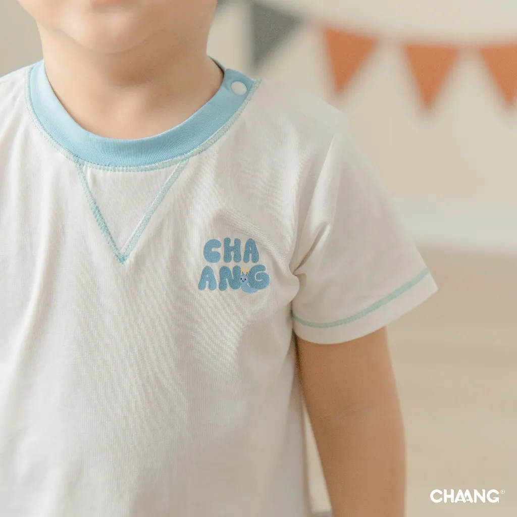 Ảnh Bộ quần áo cộc tay cổ tròn cúc vai Bloom cho bé trai 3