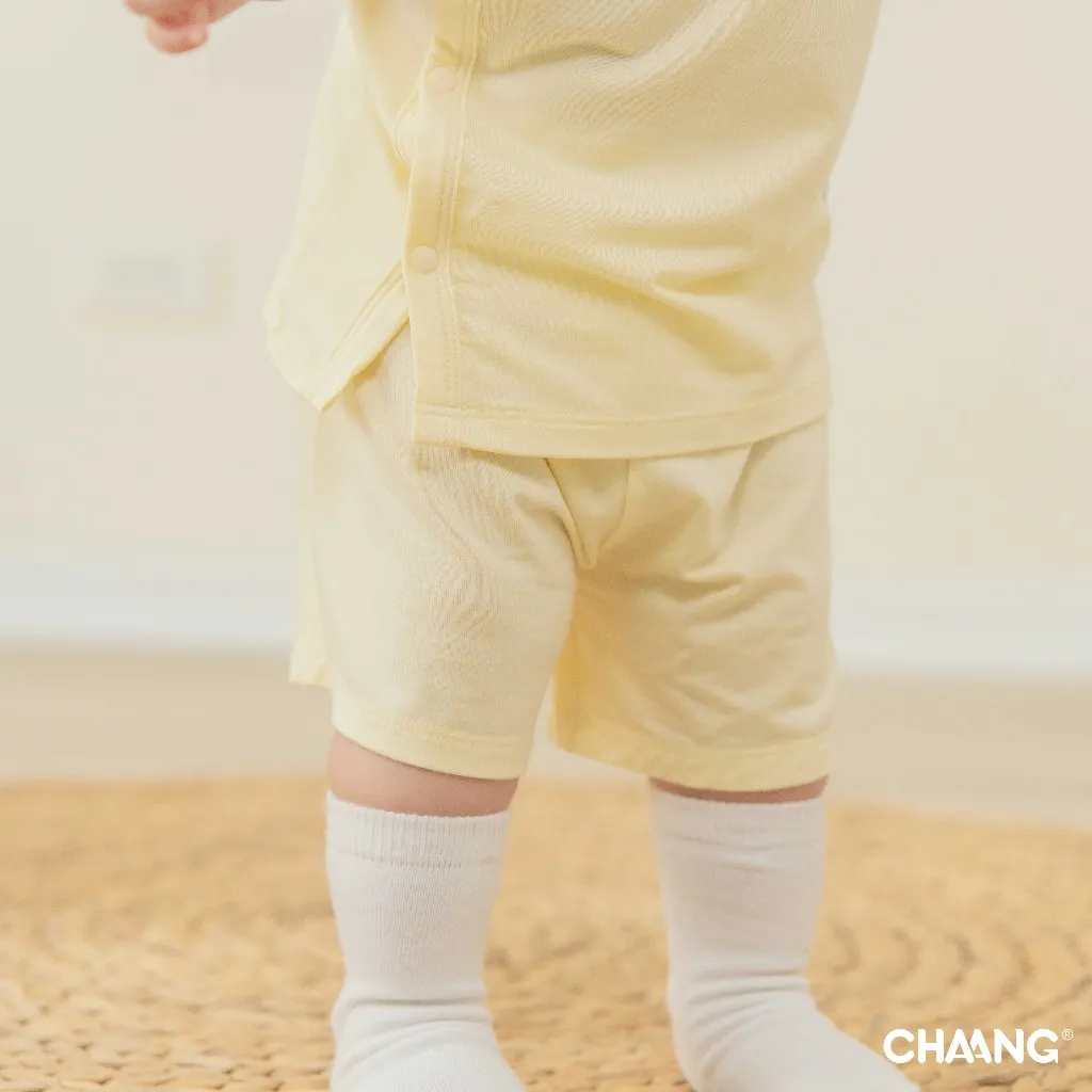 Ảnh Bộ quần áo cộc tay cúc chéo Bloom cho bé gái và bé trai 4
