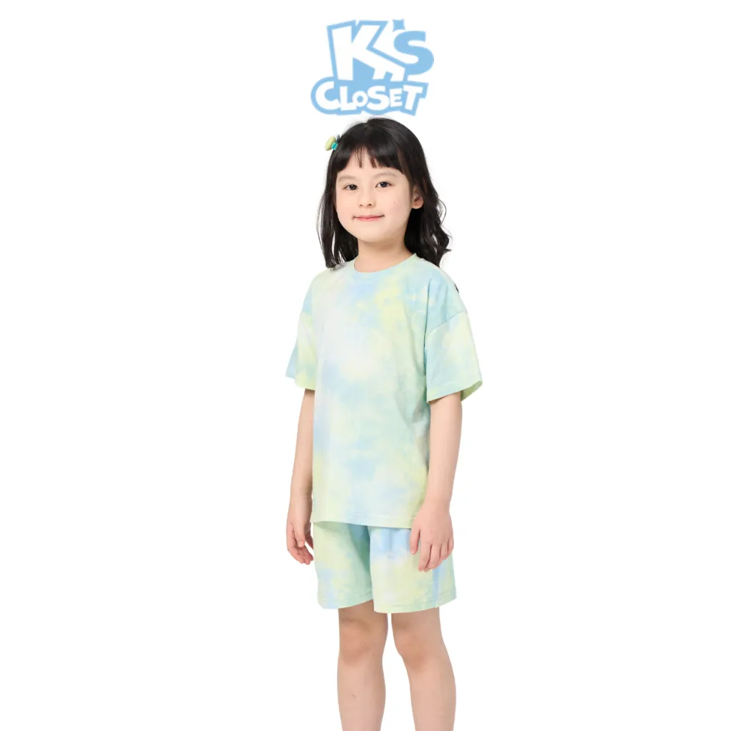 Ảnh Bộ Quần Áo Cộc Tay Hoạ Tiết Loang K'S CLOSET Cho Bé Gái Từ 10-55kg (2-14 T) KT252THS/ E017FOS, KT106FIS 4