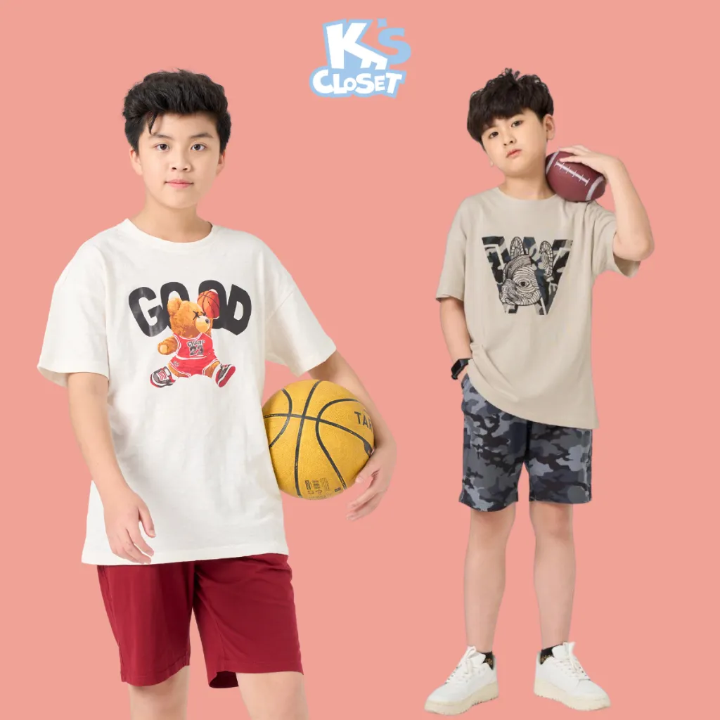 Ảnh Bộ Quần Áo Cộc Tay K's Closet Cho Bé Trai Và Bé Gái (10 - 60kg)   KT27THS/ E084ONS / E060TWS / KT47THS, E021FIS 3