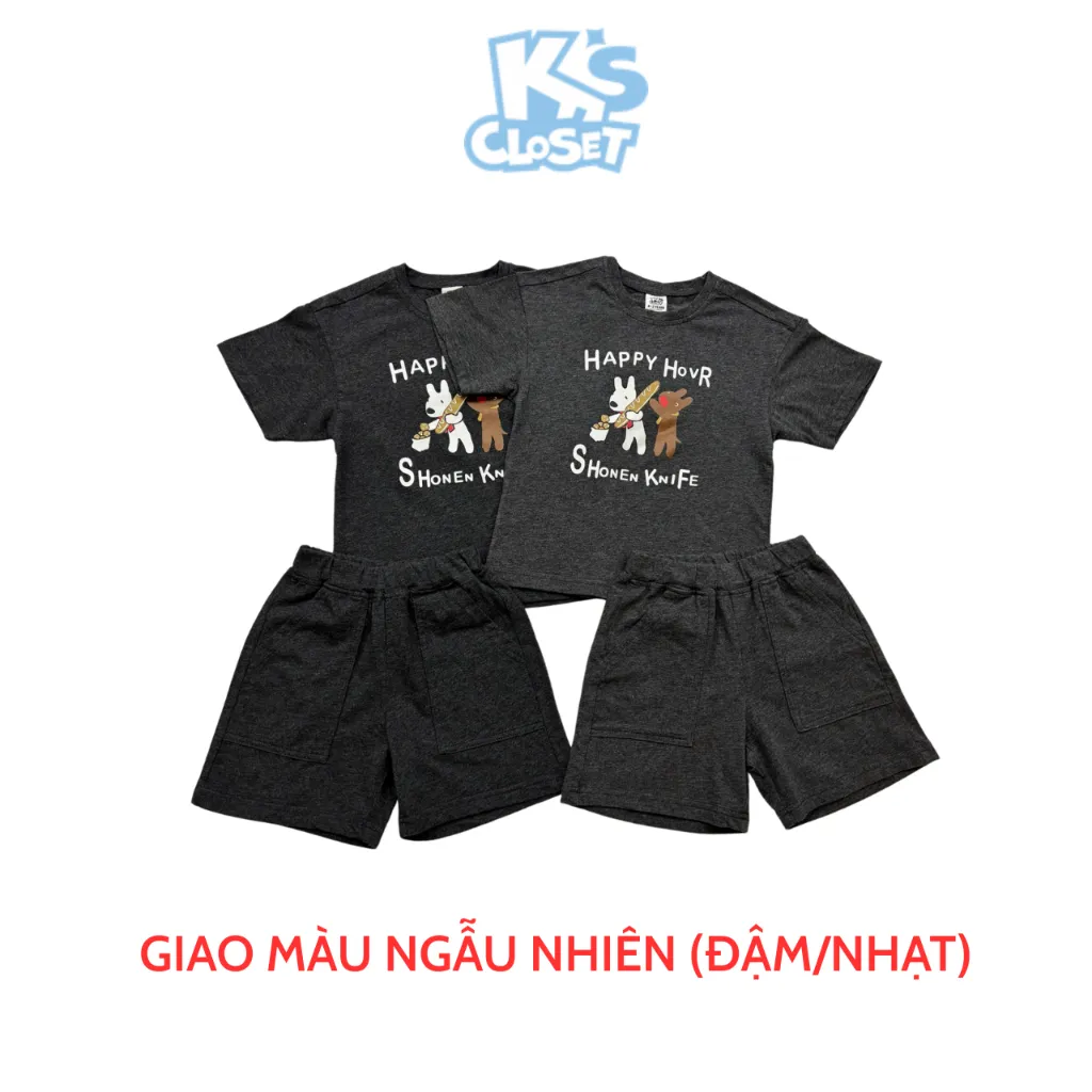 Ảnh Bộ Quần Áo Cộc Tay K'S CLOSET Hình In Ngộ Nghĩnh Cho Bé Trai Từ 10-55kg (2-14 tuổi) OL12THS/ E005THS/ E020FOS/ E002FIS 3