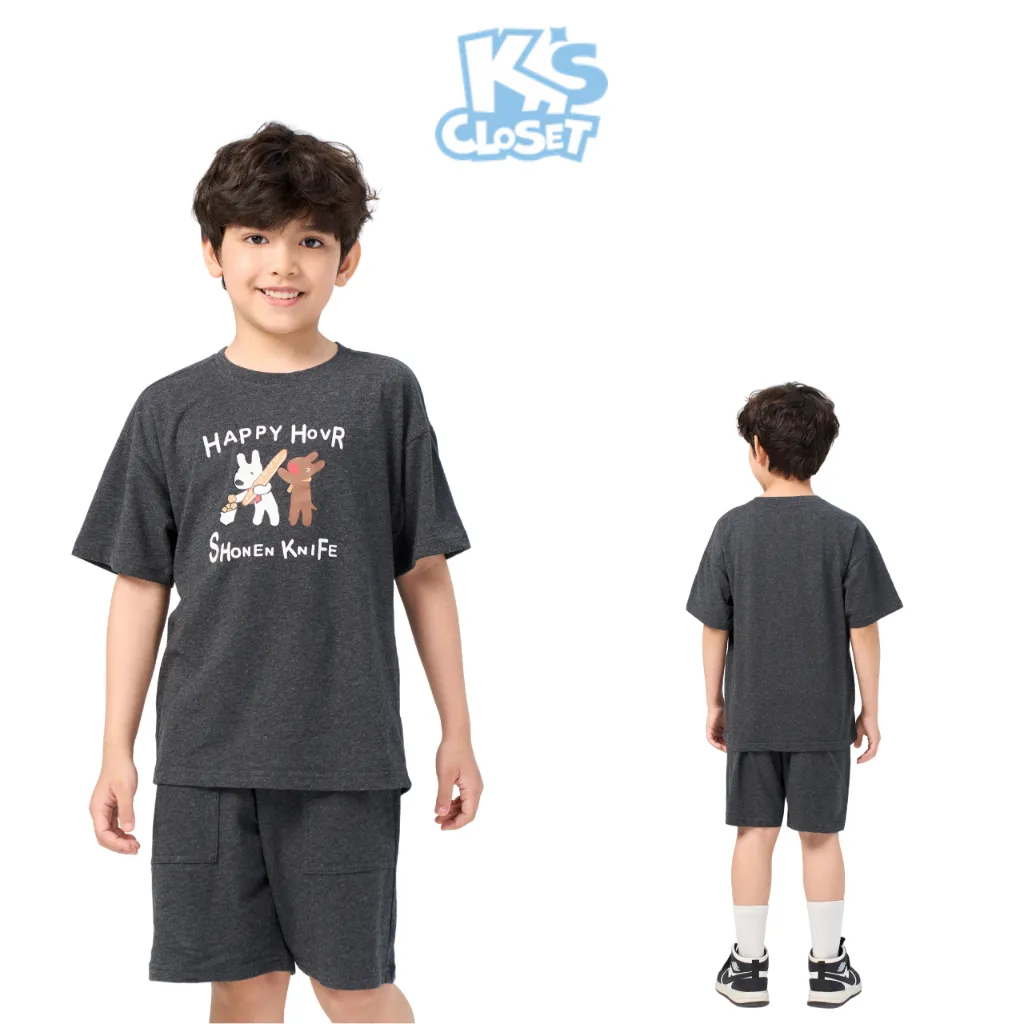 Ảnh Bộ Quần Áo Cộc Tay K'S CLOSET Hình In Ngộ Nghĩnh Cho Bé Trai Từ 10-55kg (2-14 tuổi) OL12THS/ E005THS/ E020FOS/ E002FIS 4