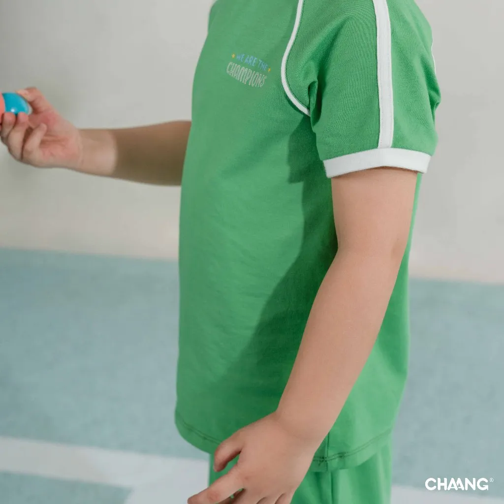 Ảnh Bộ quần áo cộc tay phối raglan Olympia cho bé trai 1