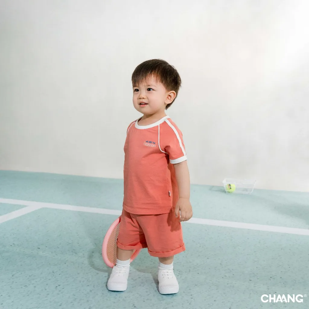 Ảnh Bộ quần áo cộc tay phối raglan Olympia cho bé trai 3