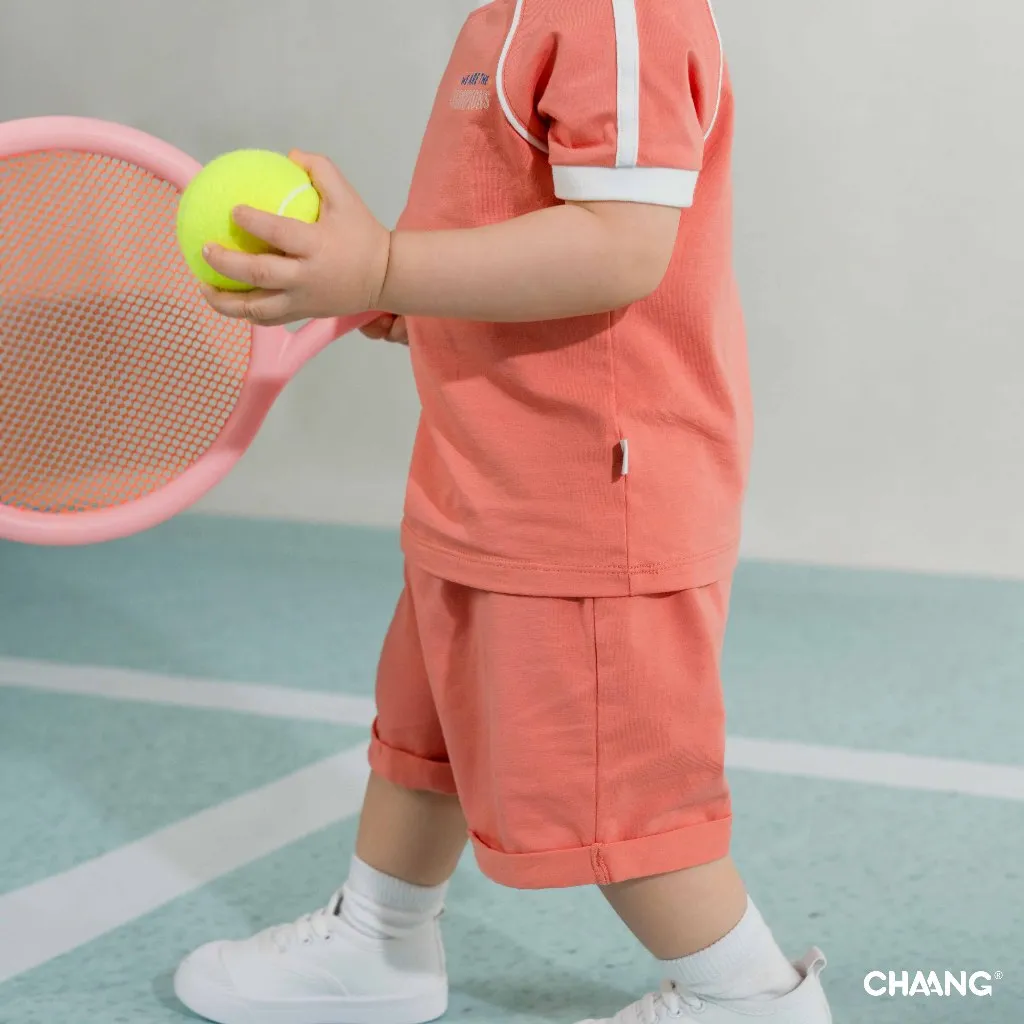 Ảnh Bộ quần áo cộc tay phối raglan Olympia cho bé trai 4