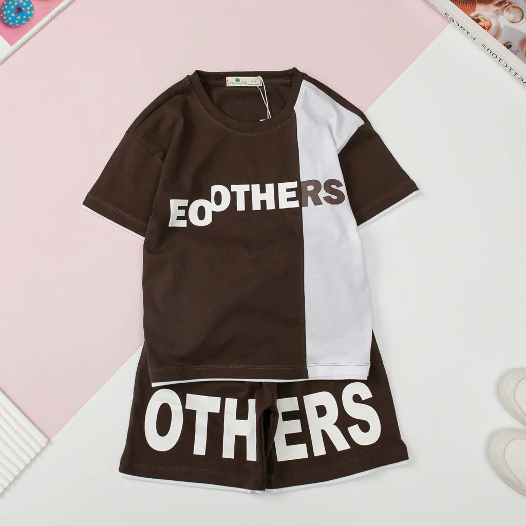 Ảnh Bộ quần áo cotton bé trai LITIBABY in số 88, quần chạy lé size 4 đến 16 tuổi 2
