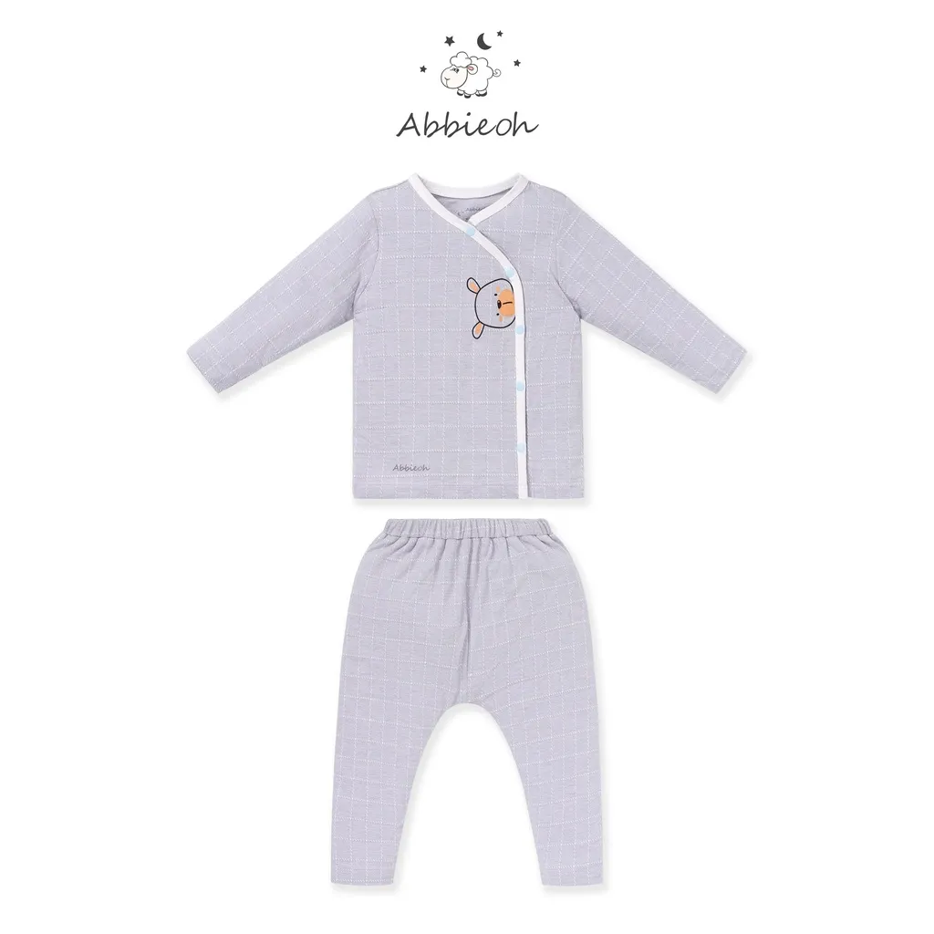 Ảnh Bộ quần áo dài tay ABBIEOH cho bé bé trai và bé gái 0-12M BO394 1