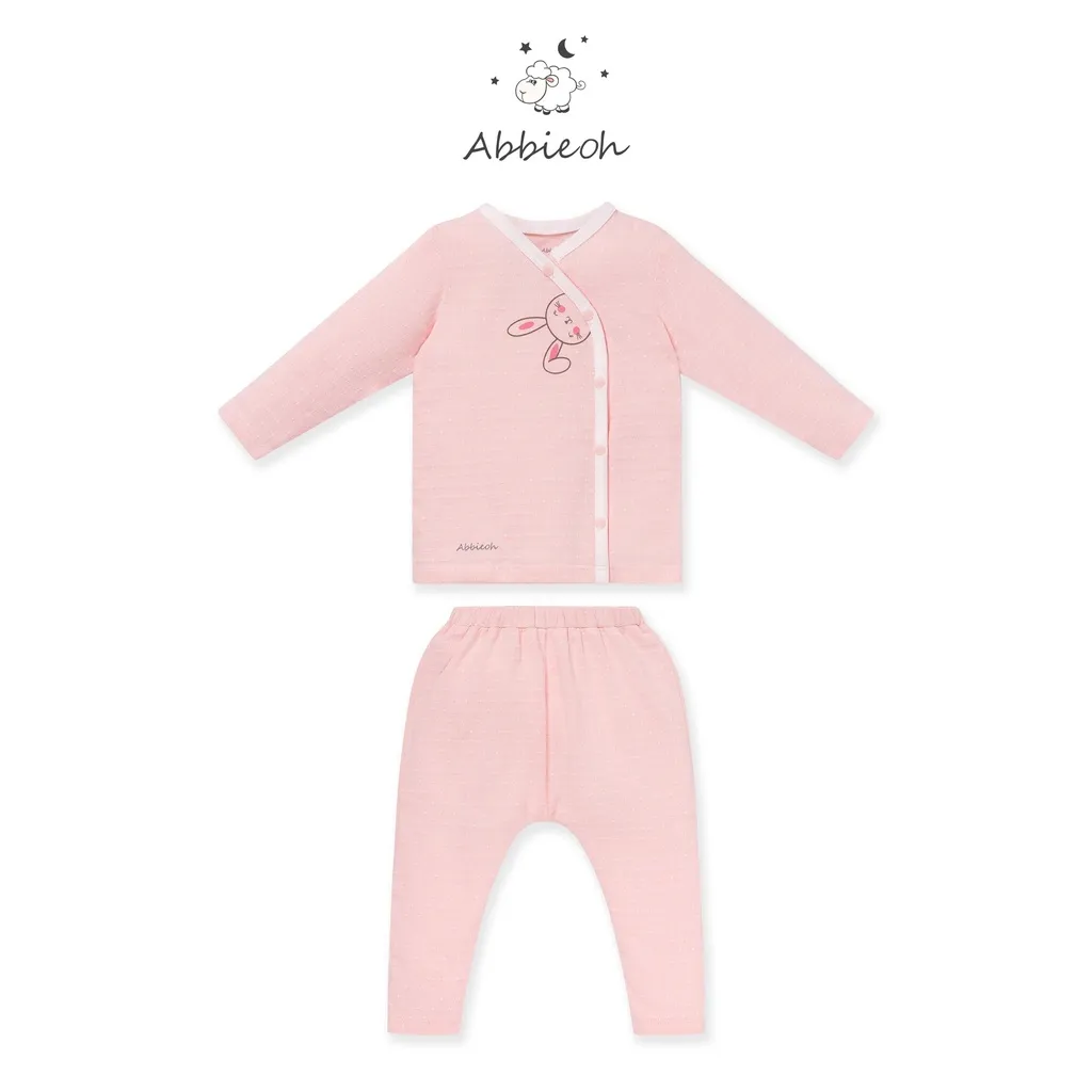Ảnh Bộ quần áo dài tay ABBIEOH cho bé bé trai và bé gái 0-12M BO394 2