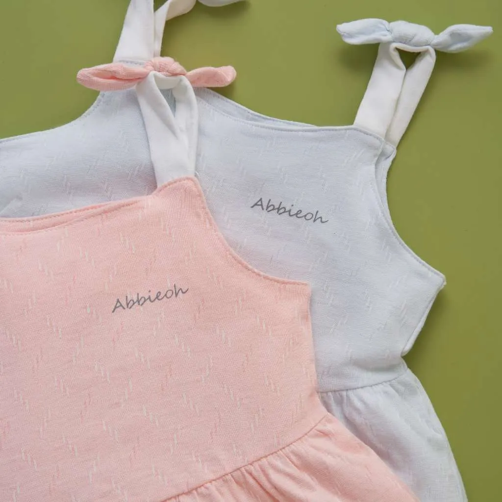 Ảnh Bộ quần áo hai dây bé gái ABBIEOH kiểu dáng baby cách điệu cho bé 0-3 tuổi BO767 BO515 BO620 BO770 4