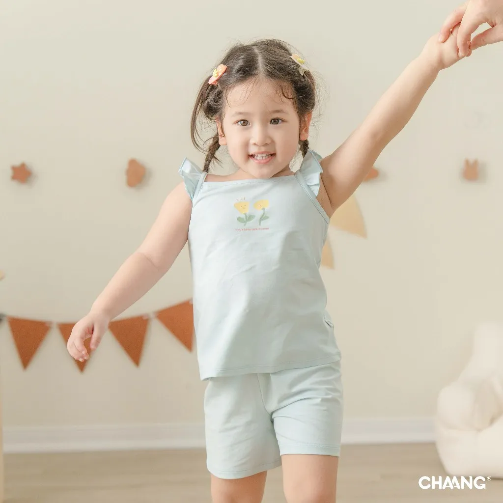 Ảnh Bộ quần áo hai dây cánh tiên Bloom cho bé gái 2