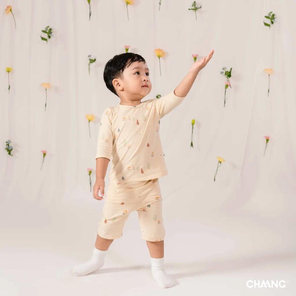 Ảnh Bộ quần áo lửng cúc vai dáng Nature cho bé trai 3