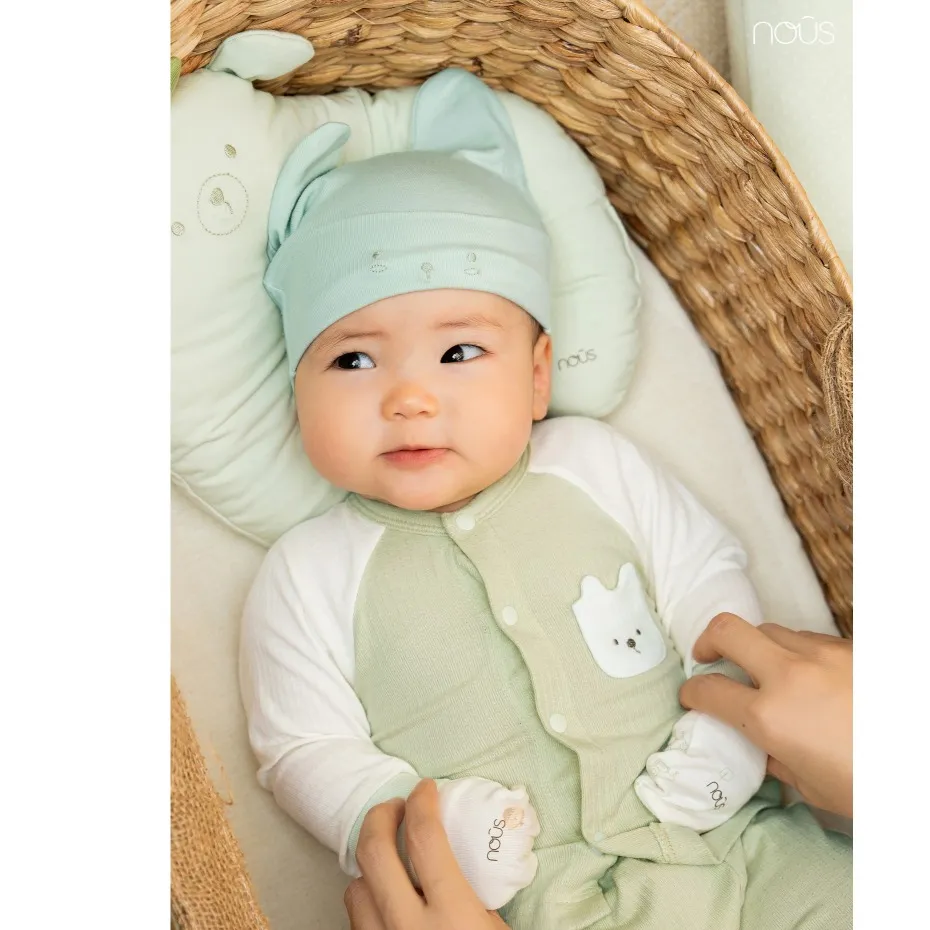Ảnh Bộ quần áo newborn cài thăng sơ sinh Nous (3-5,5kg) 3