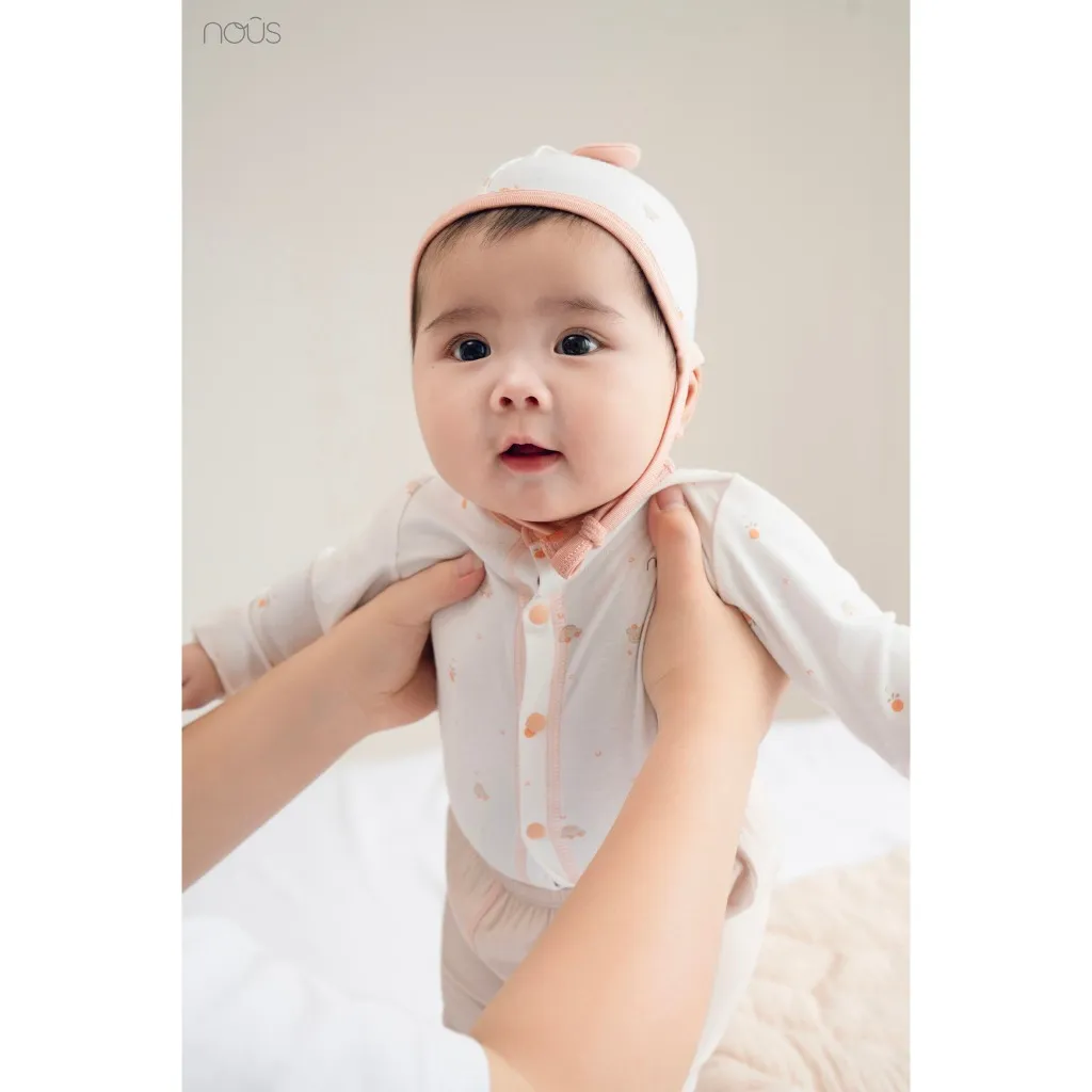 Ảnh Bộ quần áo newborn cài thăng sơ sinh Nous (3-5,5kg) 4