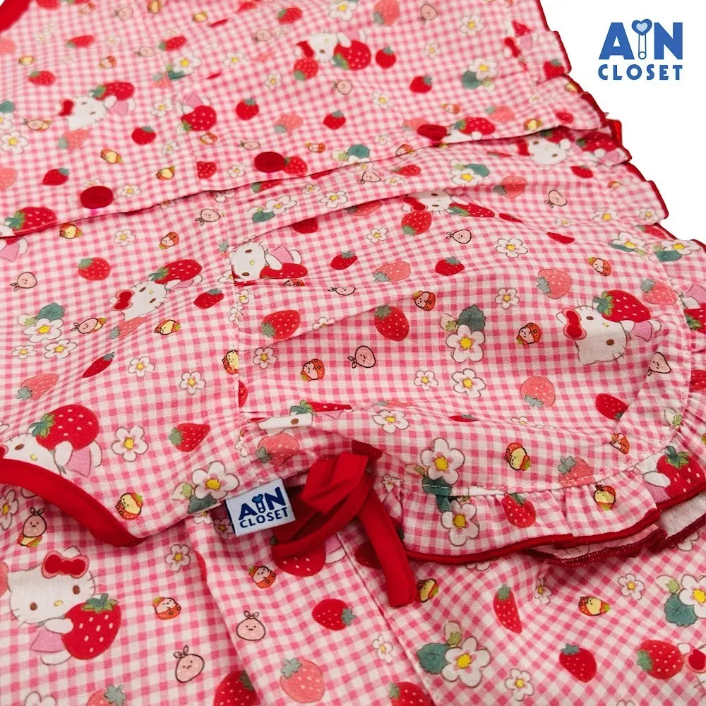 Ảnh Bộ quần áo Ngắn bé gái họa tiết Kitty Đỏ cotton - AICDBGODOHEO - AIN Closet 2