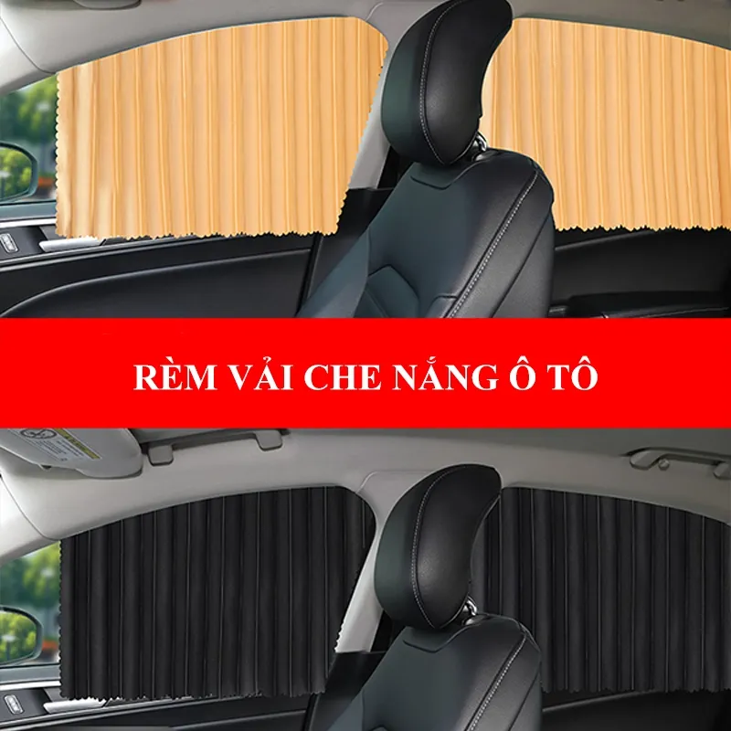 Ảnh Bộ rèm cửa che nắng ô tô MYT Rèm vải che nắng cách nhiệt gắn nam châm xe hơi chất liệu cao cấp đa năng tiện lợi 2