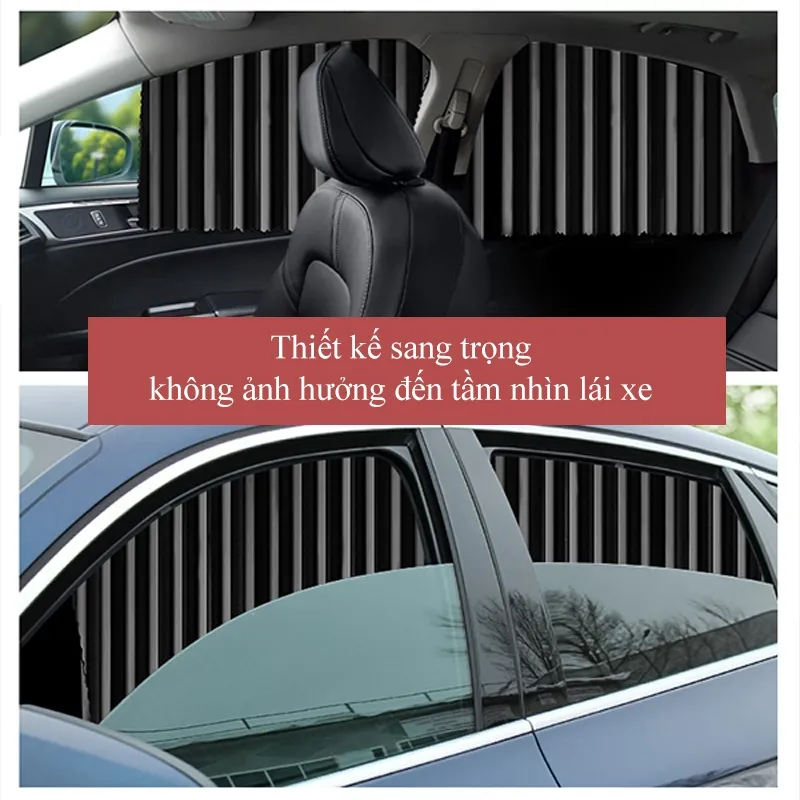 Ảnh Bộ rèm cửa che nắng ô tô MYT Rèm vải che nắng cách nhiệt gắn nam châm xe hơi chất liệu cao cấp đa năng tiện lợi 3
