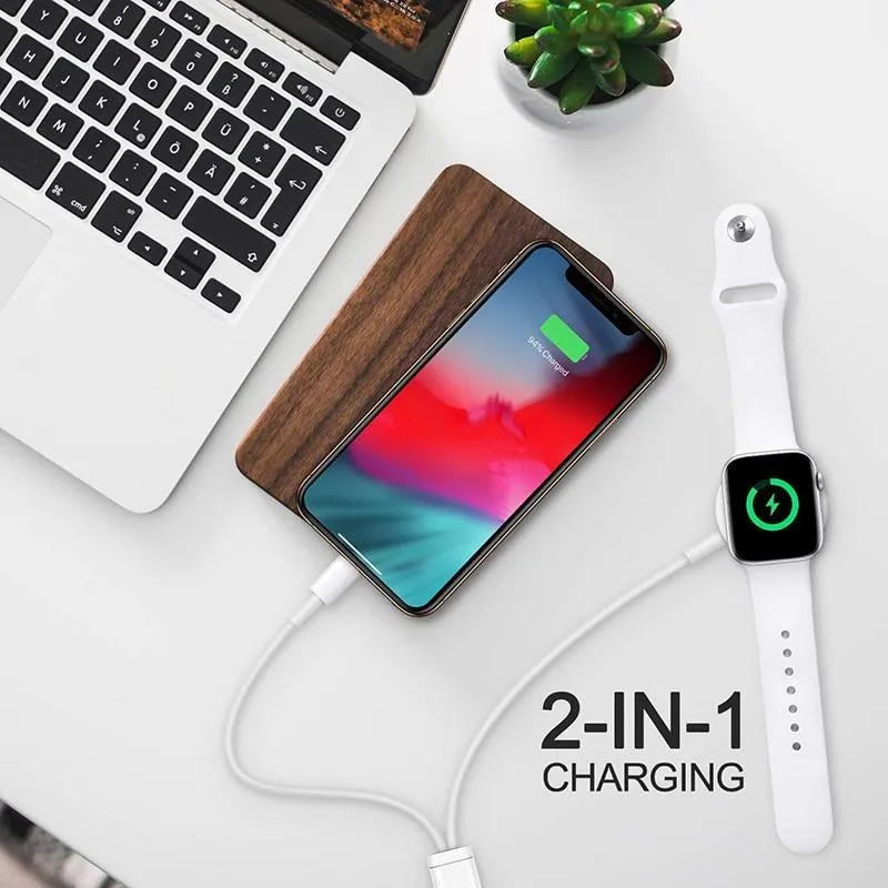 Ảnh Bộ sạc không dây HdoorLink 3 trong 1 Type C cho dòng đồng hồ A-ple Đồng hồ di động Bộ sạc nhanh không dây từ tính Đế sạc USB 2