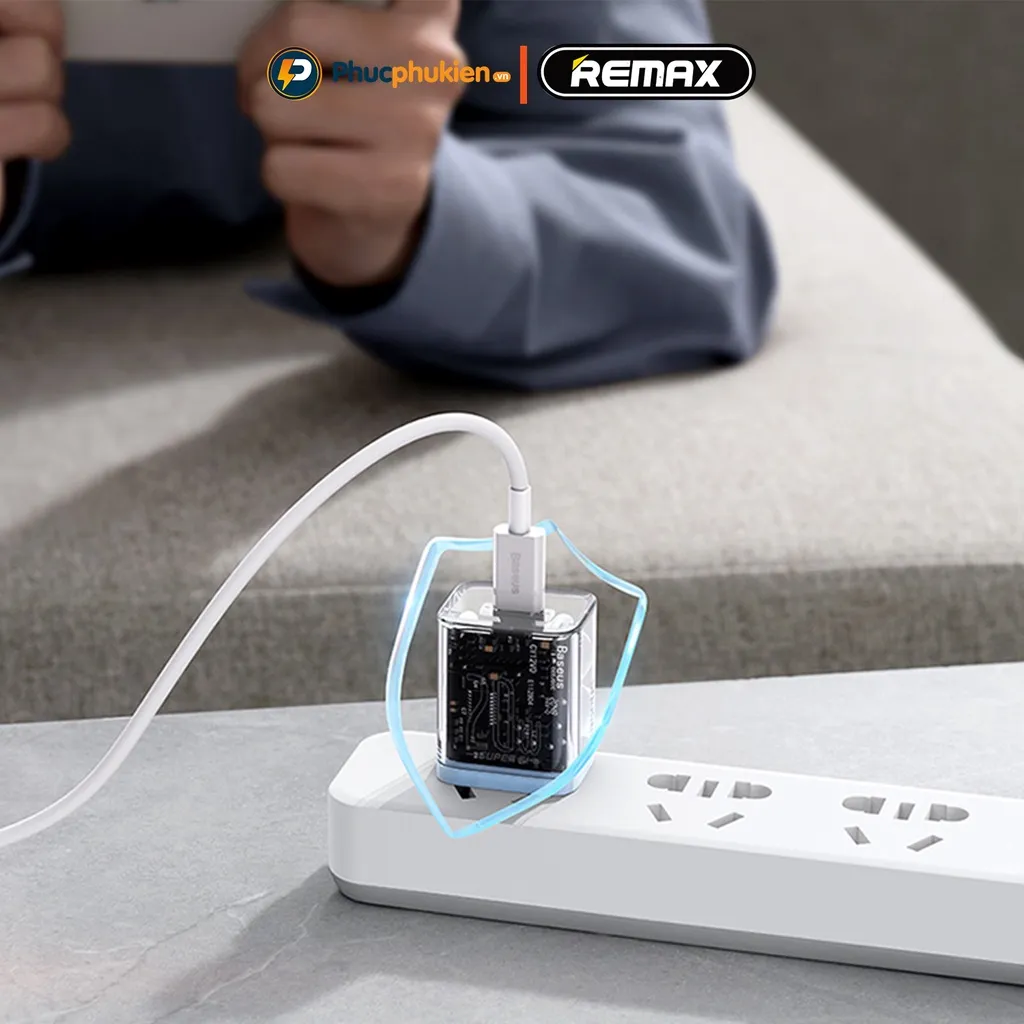 Ảnh Bộ sạc nhanh 20w + Dây sạc nhanh 20w chính hãng Baseus Super Si sạc đầy 50% pin chỉ trong 30p Phúc Phụ Kiện 2
