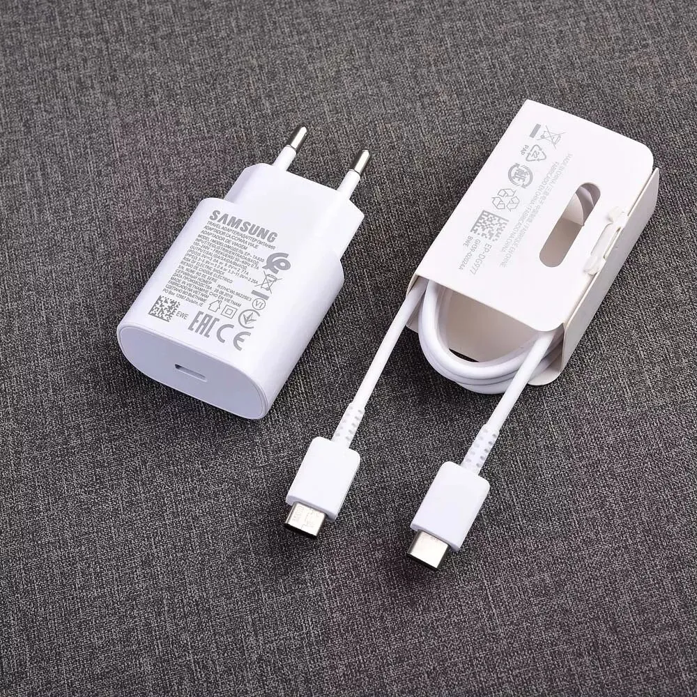 Ảnh Bộ sạc nhanh 25w tương thích với Samsung chân cắm Type C kèm dây sạc nhanh Type C DYDX Bảo hành Lỗi 1 đổi 1 2
