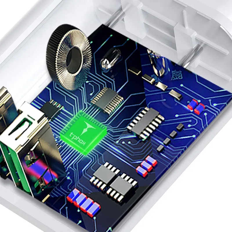 Ảnh Bộ Sạc Nhanh, Dây Củ Sạc Cáp Nhanh,phích US cắm 4 cổng USB-SGALAS 1