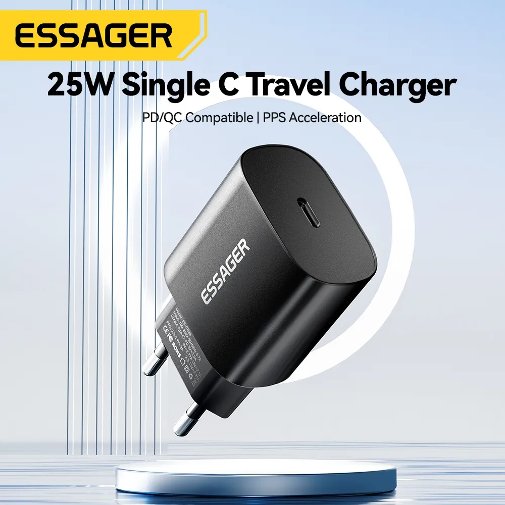 Ảnh Bộ sạc nhanh Essager 25W EU Type C cho điện thoại 1