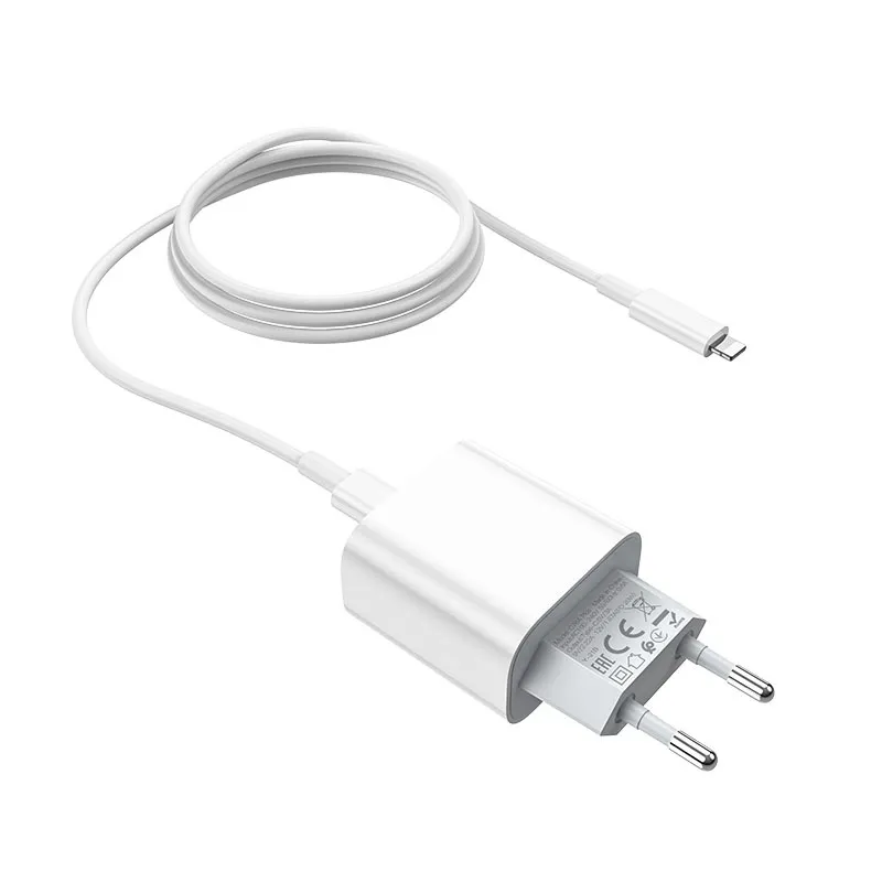 Ảnh Bộ sạc nhanh Hoco C76 Plus kèm cáp Typec to IP PD20W dùng cho IP8 đến 14promax dài 1m, Chân Tròn 3