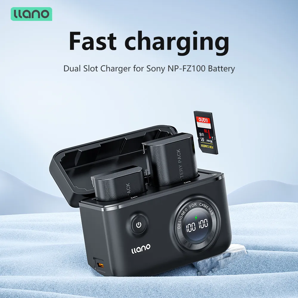 Đánh Giá Bộ Sạc Pin LLANO NP-FZ100 Cho Sony Kèm Ngăn Thẻ SD: Sạc Nhanh, Tiện Lợi & An Toàn