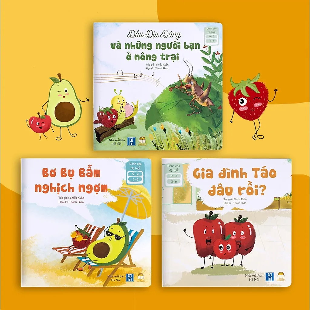 Bộ Sách Chu Du Cùng Những Người Bạn | Ehon Việt Cho Bé 0-6 Tuổi