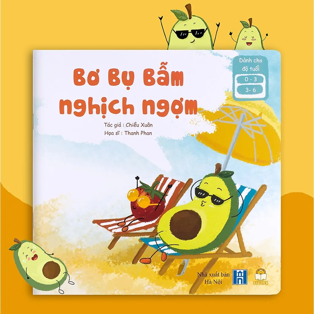 Ảnh Bộ Sách Chu Du Cùng Những Người Bạn - Bơ Bụ Bẫm, Táo Tươi Tắn, Dâu Dịu Dàng - Cho Trẻ 0-3 4-6 Tuổi 2