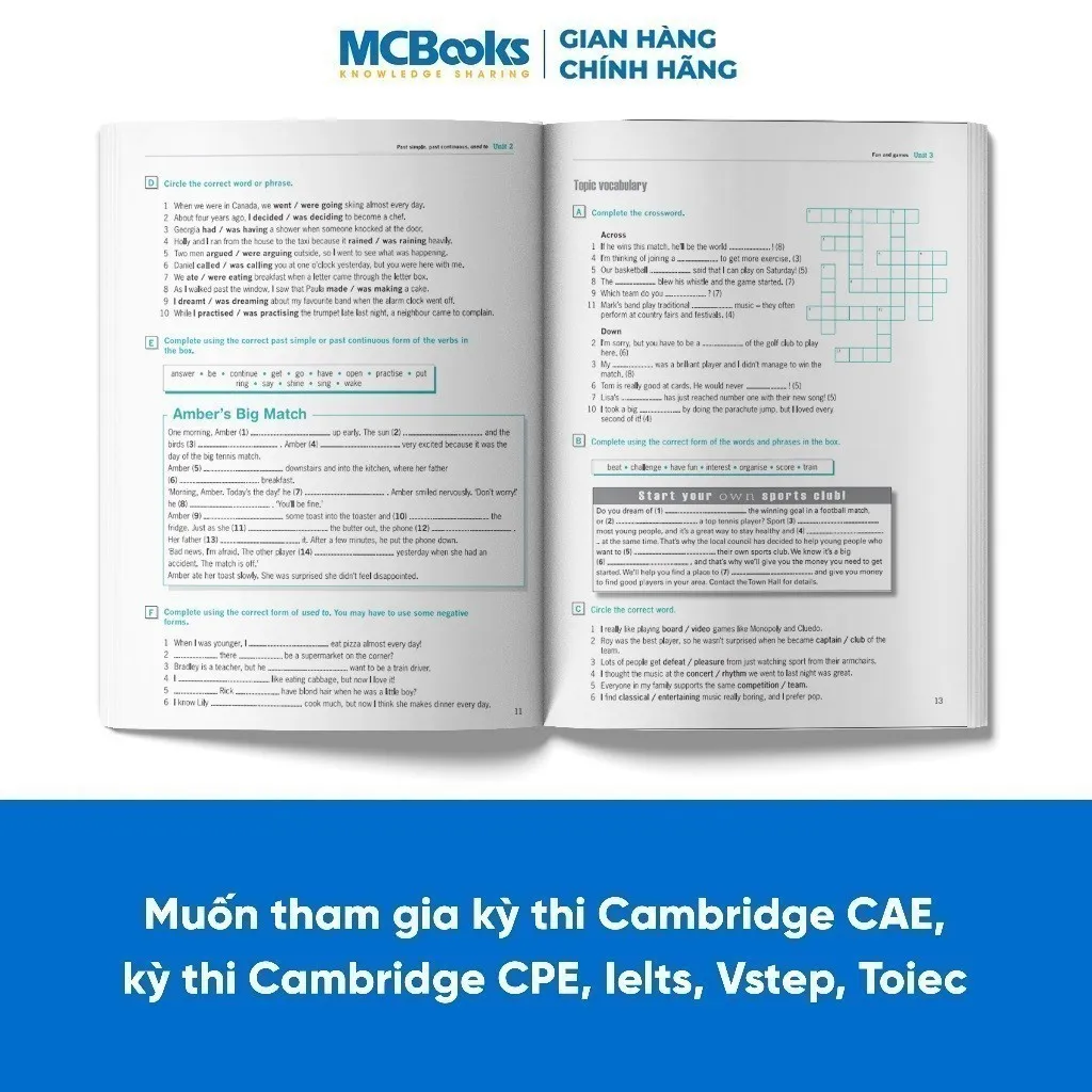 Ảnh Bộ Sách Giáo Trình Destination Grammar & Vocabulary B1, B2, C1&C2 - Có Đáp Án Đi Kèm Luyện Thi FCE 4