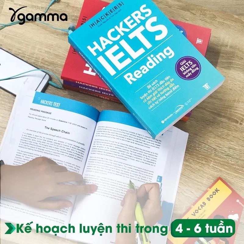 Ảnh Bộ sách Hackers IELTS (Có File Nghe): Listening + Reading + Writing + Speaking (Bộ 4 Cuốn/Lẻ, Tái Bản Mới Nhất - Gamma) 3