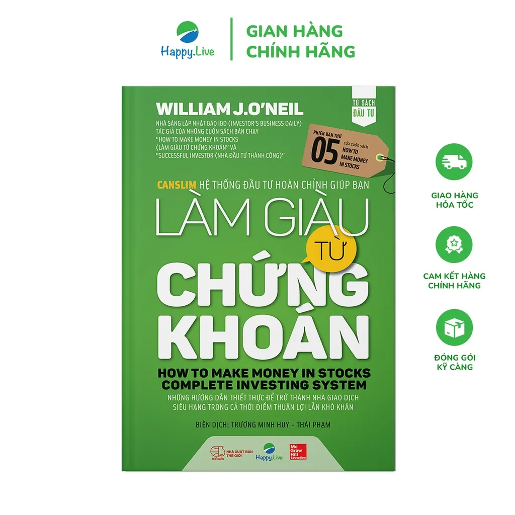 Ảnh Bộ sách Làm Giàu Từ Chứng Khoán (Phiên bản mới) + Hướng Dẫn Thực Hành CANSLIM Cho Người Mới Bắt Đầu 2