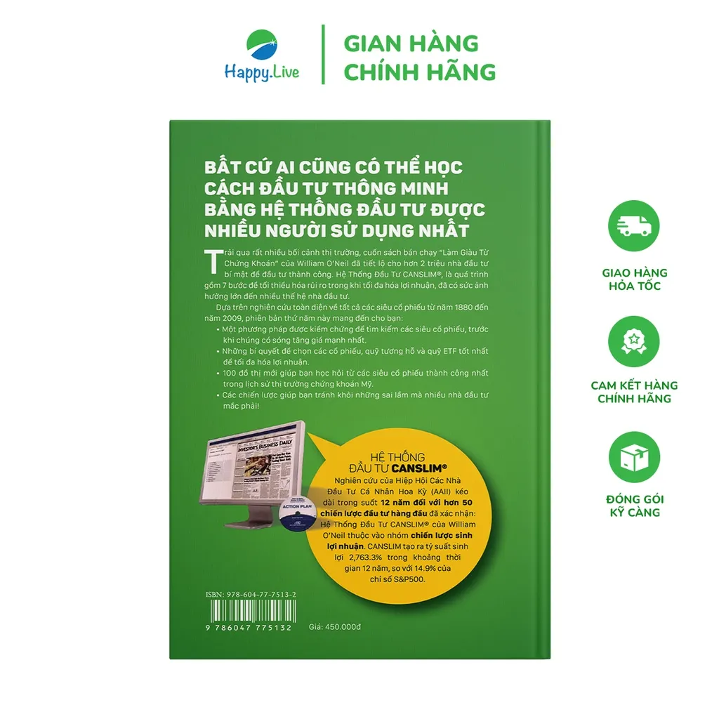 Ảnh Bộ sách Làm Giàu Từ Chứng Khoán (Phiên bản mới) + Hướng Dẫn Thực Hành CANSLIM Cho Người Mới Bắt Đầu 3