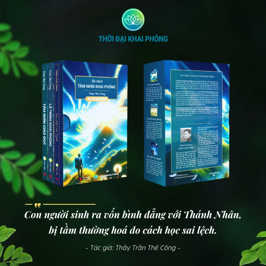 Ảnh Bộ sách - Tầm Nhìn Khai Phóng kèm Hộp (3 cuốn - bìa cứng) - Tác giả: Trần Thế Công 4