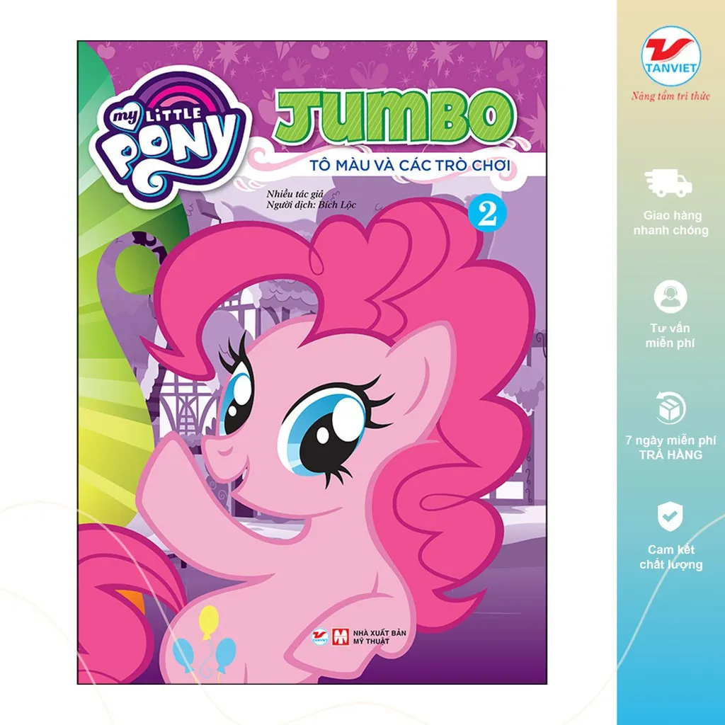 Ảnh Bộ Sách Tô Màu My Little Pony Jumbo Tô Màu Và Các Trò Chơi 2
