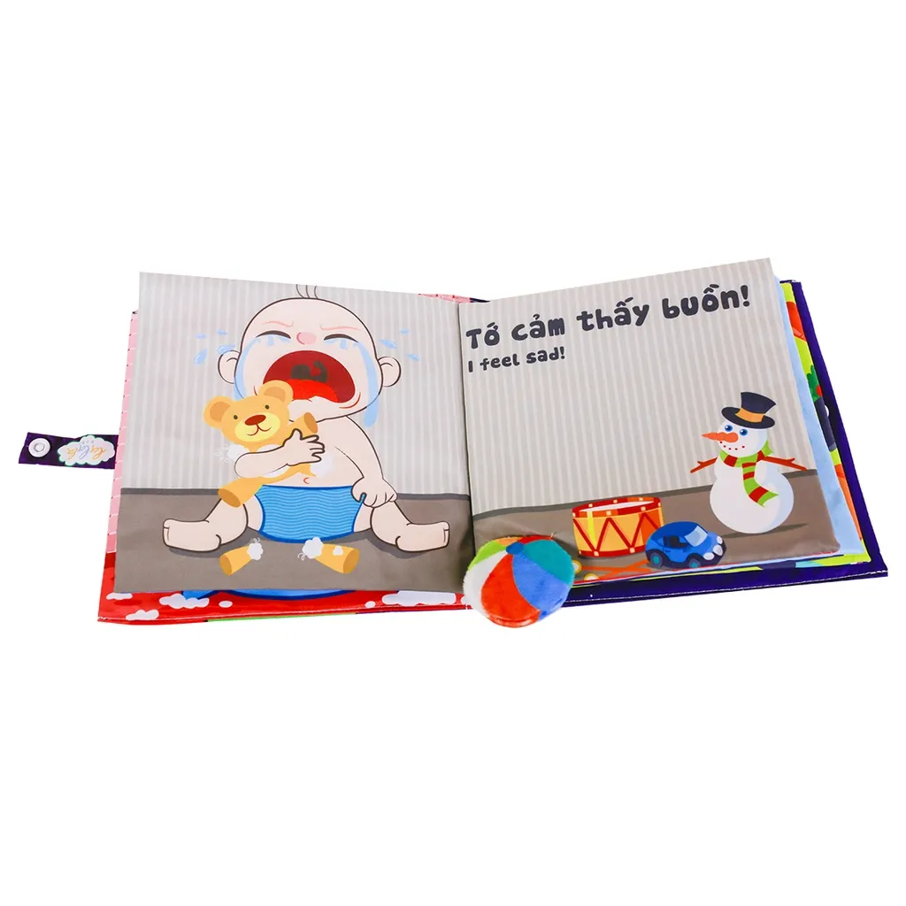 Ảnh Bộ Sách vải Lalala baby Song Ngữ Bé Yêu Thích Nhất [Tủ Sách Shop Bố Ken] 3