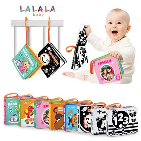 Ảnh Bộ Sách Vải Nhỏ Song Ngữ Bé Yêu Thích Nhất [Chính Hãng Lalala Baby] 4