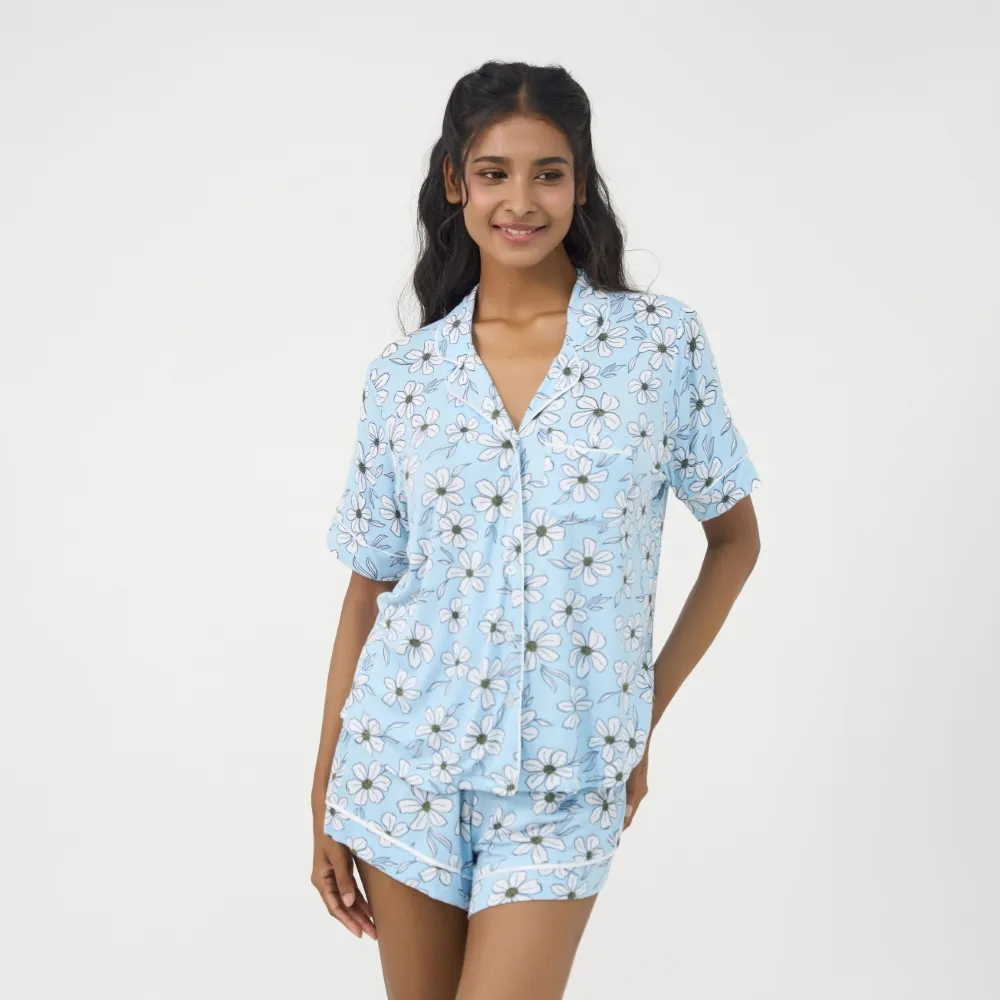 Ảnh BỘ SHORT THUN PIJAMA THIẾT KẾ TỪ CHẤT LIỆU THUN CO GIÃN, MỀM MẠI MANG LẠI SỰ THOẢI MÁI CHO MÙA NOEL BST060W44 1