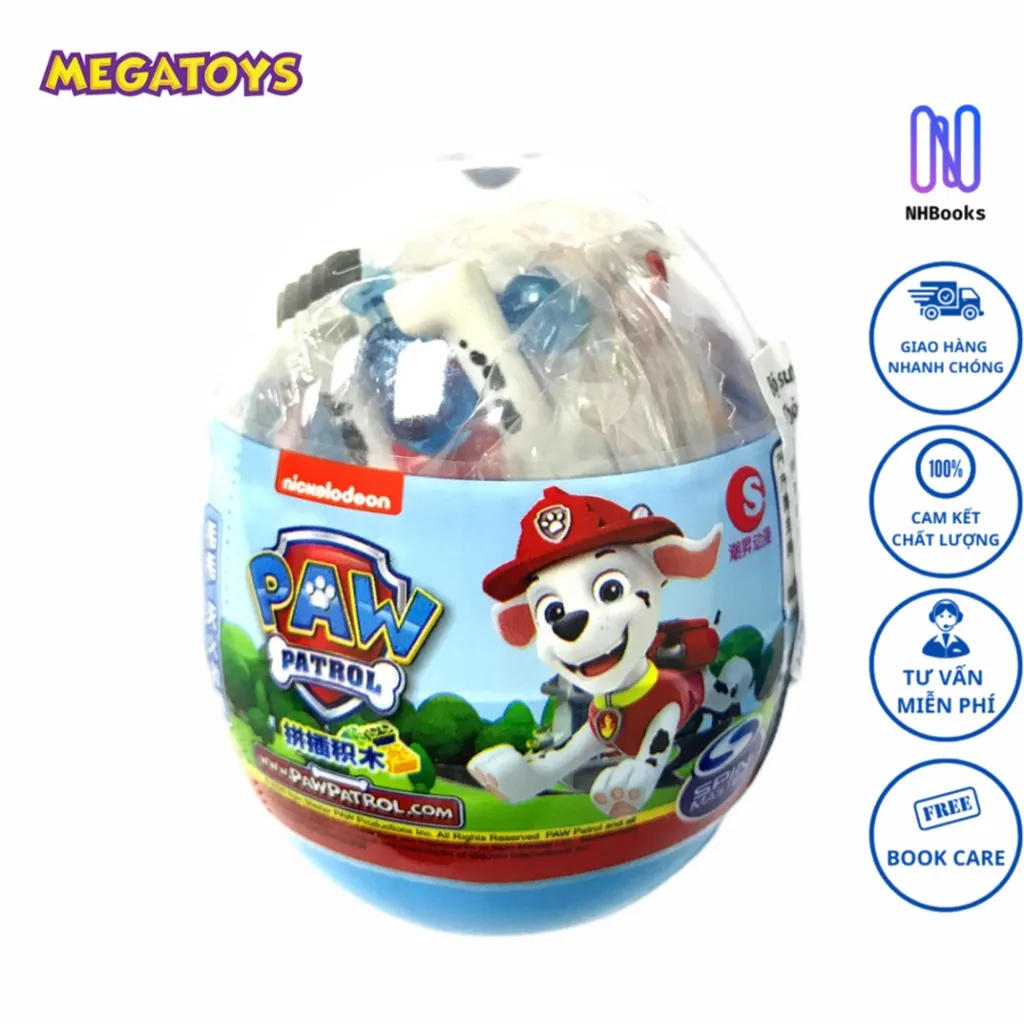 Ảnh Bộ Sưu Tập 4 Trứng - Đội Chó Cứu Hộ Paw Patrol - NHBOOK - Megatoys 4